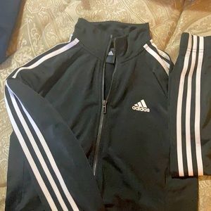 Adidas Track Jacket New Without tags Black with white. Size small